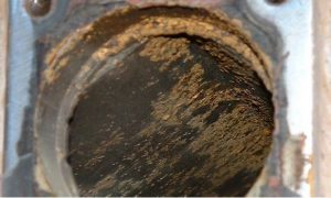 Radiator corrosion.