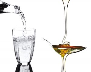 Kinematic Viscosity-Oil vs Honey