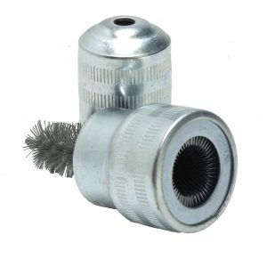 Clean corrosion from battery terminals