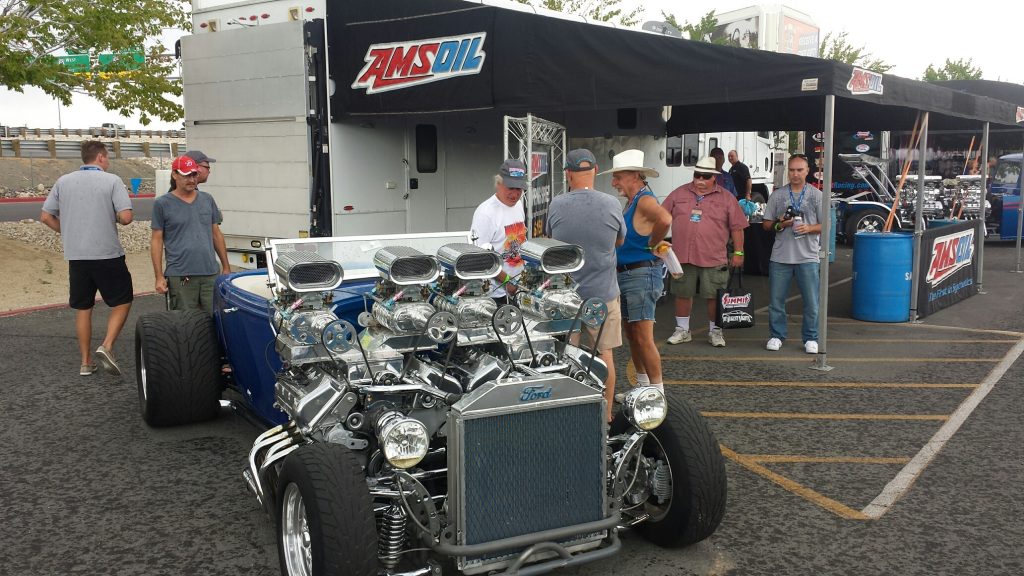 crazy duel egine quad blower ford hot rod