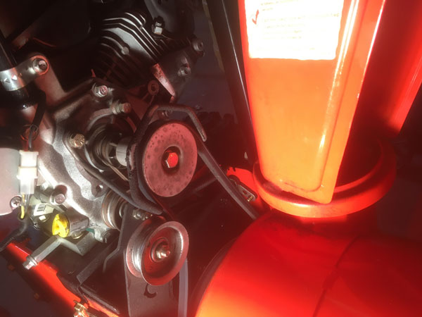 Snowblower belt maintenance