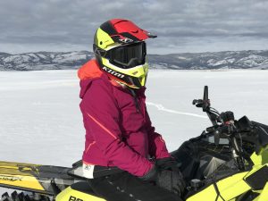 Riding in the mountains