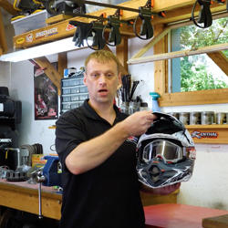 Set up dirt bike woods