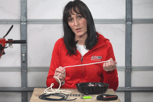 Lawnmower pull cord