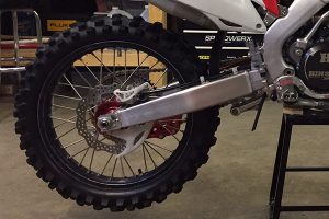 Dirt bike swing are.
