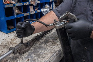 How to use a grease gun
