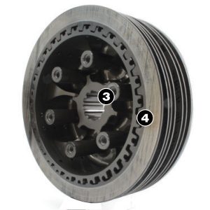 Motorcycle and dirt bike wet clutch.