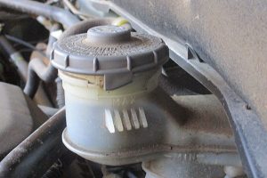 How to check brake fluid.