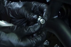 Harley-Davidson oil change.