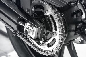 Examine used motorcycle chain sprocket before buying. 