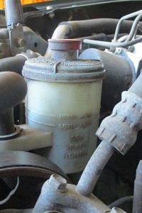 How to check power steering fluid.