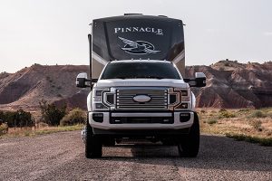 Towing and hauling stress transmission fluid. 