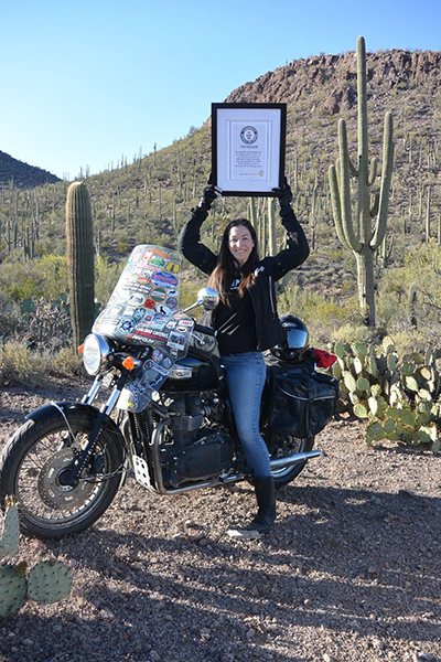 AMSOIL Helps Motorcyclist Set Guinness World Record