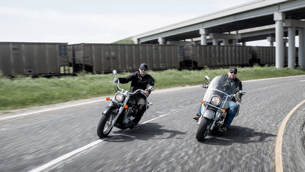 Warm up motorcycle