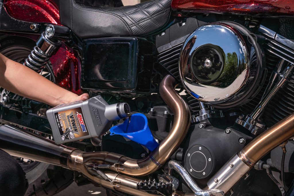 V-Twin oil change